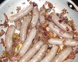 A picture of step 3 of Oriental sausages.