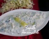 A picture of step 2 of Lettuce Onion Raita.