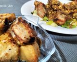 Foto del paso 5 de la receta: Costillas en airfryer con salsa de vino chocolate y ajos tiernos