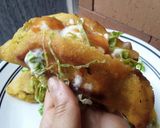 Foto del paso 11 de la receta: Empanadas🥟 rellenas de berenjena🍆🌰 y "queso🧀"