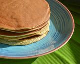 Foto del paso 8 de la receta Desayuno saludable para dieta de tortitas de plátano con fresas