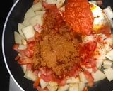 A picture of step 3 of Masala Idli.