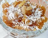 A picture of step 4 of Apple ka halwa.