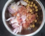 A picture of step 2 of Sattu Salad.