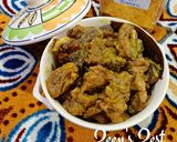 A picture of step 6 of Khada Masala Gosht with Yellow Chilli Powder.