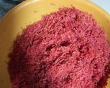 A picture of step 2 of Gajar Pak/ Gajar Ki Burfi.