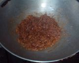 A picture of step 4 of Doudh Gokul pitha-famous in bengal.