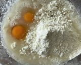 A picture of step 1 of Easy Basic Cabbage Okonomiyaki with All-Purpose Flour.
