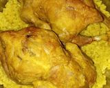 صورة لخطوة 3 من وصفة دجاجتين 🍗🍗كاملين بالرز بالكركم