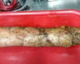 Foto del paso 3 de la receta: Sobrebarriga o matambre rellena de verduras