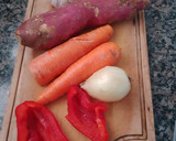 Foto del paso 1 de la receta: Sorrentinos de zanahoria y boniato con crema de champiñones