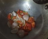 A picture of step 4 of Leftover Radish manchurian soup.