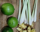 Hình bước làm 1 của món Nước chanh, sả, gừng thanh lọc cơ thể