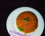A picture of step 5 of Jollof rice.