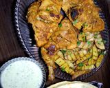A picture of step 14 of Chicken Masala Tikka with Grilled Potato Wedges.