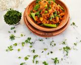 A picture of step 4 of Chicken bharta.