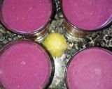A picture of step 4 of Jamun panna.