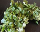 A picture of step 1 of Green Amaranth Radish Stir Fry.