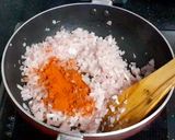 A picture of step 2 of Bread masala toast.