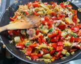 A picture of step 19 of Endive Gratin with Red Bell Peppers, Ham, Honey, and Curry.