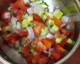 A picture of step 1 of Mix veg Raita.