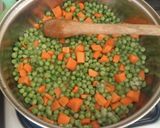 A picture of step 1 of Green peas aka minji soup.