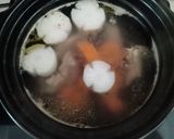 Hình bước làm 2 của món Canh gà rau củ nấm
