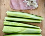 Foto del paso 3 de la receta Bocaditos de York con Pepino, Queso Cottage y Orégano Fresco