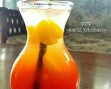 Foto langkah ke 3 dari resep Summer sunset mocktail.