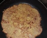A picture of step 6 of Yam pizza.