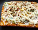 A picture of step 4 of Inside Out pizza sandwich.