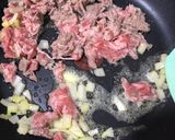 Foto langkah ke 4 dari resep Russian Beef Stroganoff Butter Rice.
