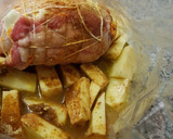 Foto del paso 7 de la receta: Matambre arrollado al horno con papas sabor khnor ajo y cebolla