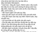 Hình bước làm 1 của món Yến mạch đậu hủ non mix sốt dưa lê