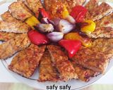 A picture of step 5 of Chicken Kebab with Roasted Vegetables.