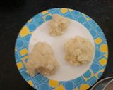 A picture of step 2 of Tri Colour Coconut Ladoo.