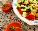 A picture of step 8 of Watermelon Gazpacho – Super Refreshing!.
