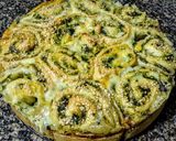 Foto del paso 5 de la receta: PAN De Mozzarella y Pesto de Perejil🌿 Dulce y Maní🥜...!