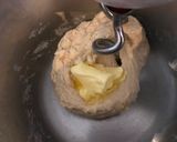 A picture of step 2 of Christmas tree bread.
