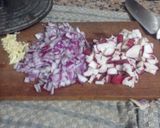 Foto del paso 2 de la receta: 27. arroz, repollo y pollo 🍗una sola olla! guiso al curry con muslos