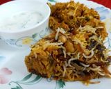 A picture of step 21 of Hyderabadi Chicken Biryani.