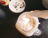 A picture of step 2 of Peanuts Butter Brownie Milkshake 😋.