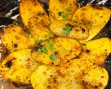 A picture of step 4 of Fry slice potato🥔فراٸی سلاٸس پٹاٹو🥔.