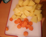 Foto del paso 2 de la receta: Guiso de puerros y patatas con bacalao en MC