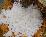 முட்டை கேரட் சாதம்.(egg carrot rice recipe in tamil) ரெசிபி ஸ்டேப் 5 புகைப்படம்