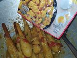 Sempol Ayam Saus Telur Asin