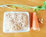 涼拌乾絲的食譜步驟1照片