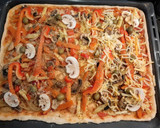 Foto del paso 8 de la receta: Pizza de lo que haya