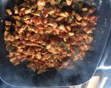 Foto del paso 3 de la receta: Quesadillas con pollo en salsa de molcajete