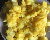A picture of step 1 of Surf and Turf Pineapple.